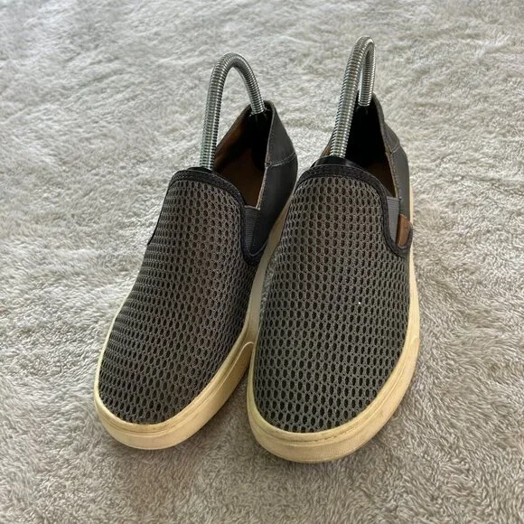 OluKai Pehuea Classic Lightweight Slip-on Sneaker Womens 7.5 Drop-In Heel - Picture 2 of 5